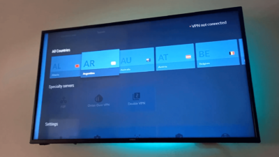 Android Smart TV connect to server NordVPN-fast app